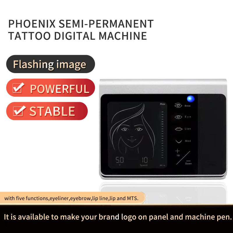 QM-K16 Tattoo Machine Phoenix Semi-Permanent Tattoo Digital Machine