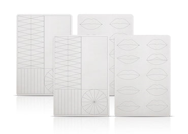 Double Side Eyebrow Lip Practice Skin